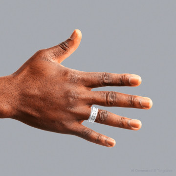 Men's Diamond Wedding Ring | 14K Gold | SI | 1.75ct