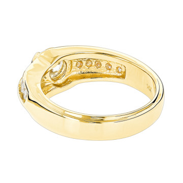 Men's 14K Gold Diamond Ring | Channel Set | 1.5ct