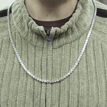 Men's Diamond Fancy Necklace | 14K Gold | 4.95ct