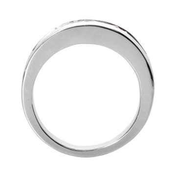 Men's Baguette Diamond Wedding Ring | 14K Gold | SI | 2ct