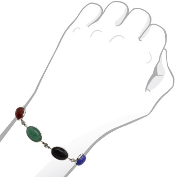 Men's and Women's 14K Gold Natural and Lab-Grown Diamond Designer Bracelet | Bezel Set | 0.72ct