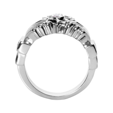 14K Gold Natural or Lab-Grown Diamond Wedding Ring for Men 1.19ct