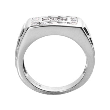 14K Gold Natural or Lab-Grown Diamond Ring for Men 1.58ct
