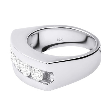 Men's Diamond Wedding Ring | 14K Gold | SI | 1.75ct