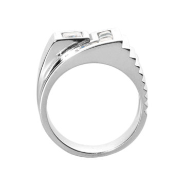 Men's Diamond Bezel Ring | 14K Gold | SI | 0.97ct