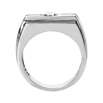 Men's Diamond Ring | 14K Gold | SI | 1.27ct