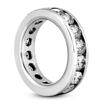 Men's and Women's Diamond Eternity Ring | 14K Gold | SI | 2.85ct