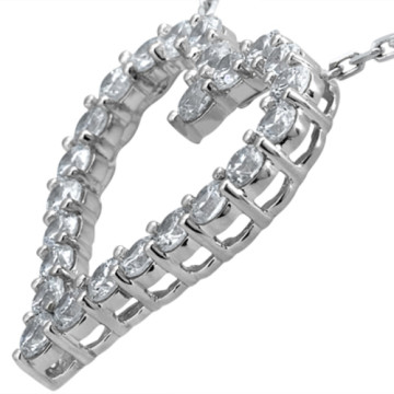 Women's Diamond Heart Pendant | 14K Gold | 6ct