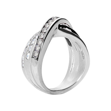 Women's 14K Gold Diamond Ring | Channel Set | 1.19ct