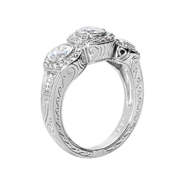 Women's Diamond Bezel Ring | 14K Gold | SI | 1.69ct