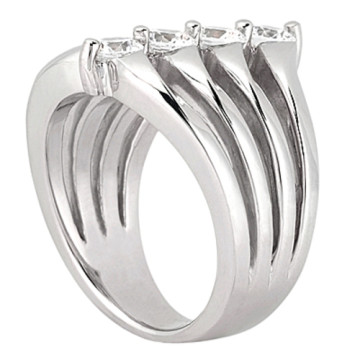 14K Gold Natural or Lab-Grown Diamond Ring for Women 1ct