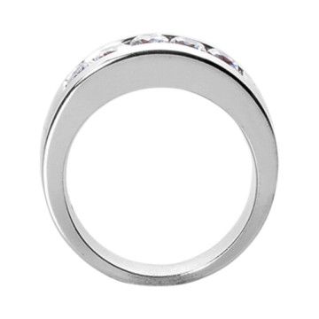 Men's 14K Gold Diamond Wedding Ring | Channel Set | 1.25ct
