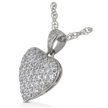 Women's Diamond Heart Pendant | 14K Gold | 3.01ct