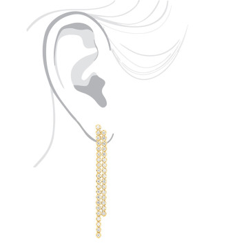 Designer Prong Cut Diamond Drop String Earrings for Women | 14K Gold | 0.8ct