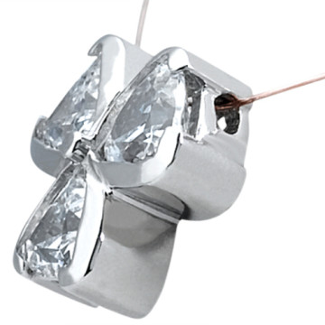 Women's Diamond Trillion Cut 3 Stone Pendant | SI | 14K Gold | 1.5ct