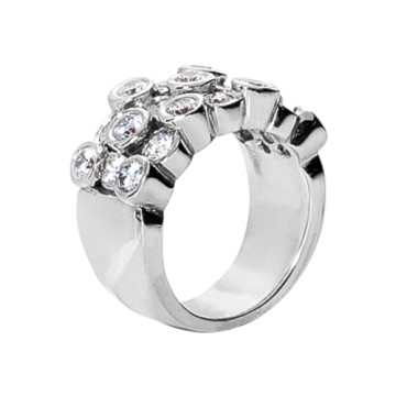 Women's Diamond Bezel Ring | 14K Gold | SI | 2.1ct