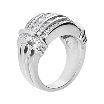 14K Gold Natural or Lab-Grown Diamond Ring for Women 2.84ct