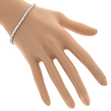 Women's 14K Gold Natural or Lab-Grown Diamond Tennis Bracelet | Prong Set | 1.5ct