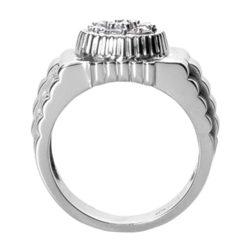 Men's Diamond Ring | 18K Gold | VS | 0.52ct