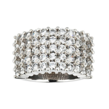 18K Gold Natural or Lab-Grown Diamond Bezel Ring for Men 4.05ct