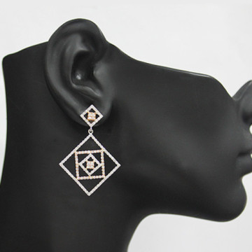 Diamond Drop Earrings for Women | VS | 18K Gold | 3.05ct