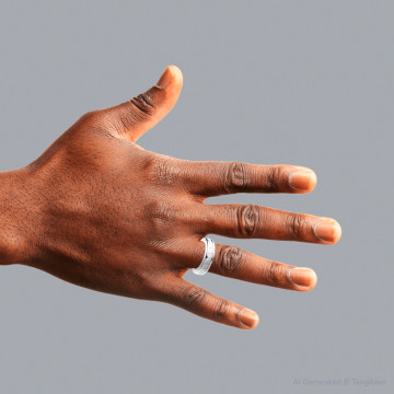 Men's and Women's 14K Gold Diamond Wedding Ring | Channel Invisible Set | 2.5ct