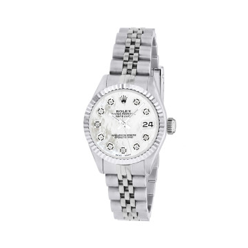 Stainless Steel Women's Rolex Watch | Oyster Perpetual Datejust | 26 mm | Jubilee Bracelet | White Dial