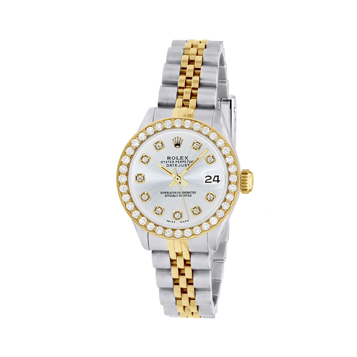 Women's Gold/Stainless Steel Two-Tone Watch Rolex Datejust 26 mm