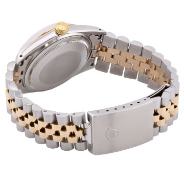 Gold/Stainless Steel Men's Rolex Watch | Datejust | 36 mm | Jubilee Bracelet | Diamond Bezel | Gold Tone Dial