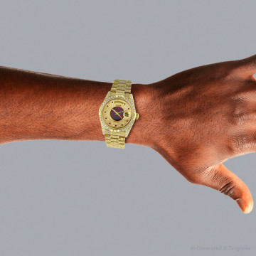 Men's 18K Gold Diamond Watch | Rolex Day-Date 36 mm