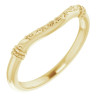 Alana Women's Thin Stackable Wedding Ring | 14K Gold