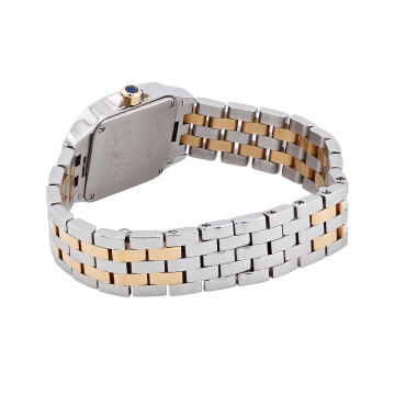 Gold/Stainless Steel Women's Cartier Watch | Santos Demoiselle | 20 mm | White Dial