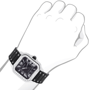 Stainless Steel Men's Cartier Watch | Santos de Cartier 