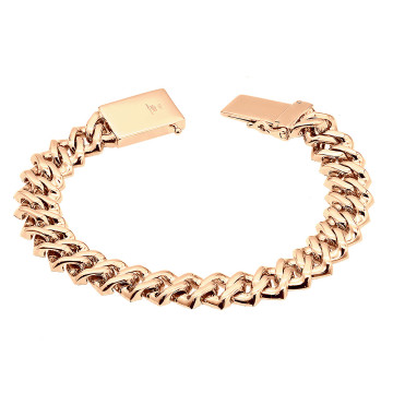 18K Gold Diamond Bracelet for Men | Pave Set | VS | 7ct