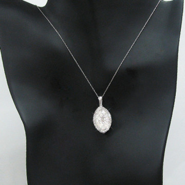 Women's Diamond Leaf Pendant | SI | 14K Gold | 2.19ct