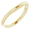 Evie Women's Thin Stackable Wedding Ring | 14K Gold
