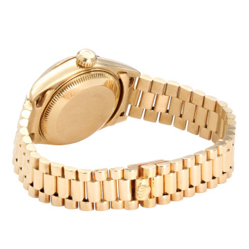 Women's 18K Gold Bust Down Watch | Rolex Datejust 26 mm Gold Tone Dial