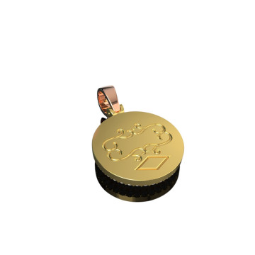 Men's Diamond Pendant | SI | 14K Gold | 11.5ct