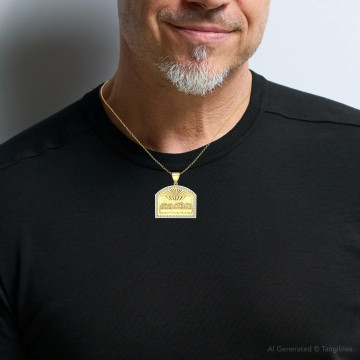 Men's Diamond Pendant | SI | 14K Gold | 1.74ct