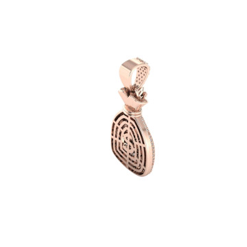 Men's Diamond Pendant | SI | 14K Gold | 2.34ct