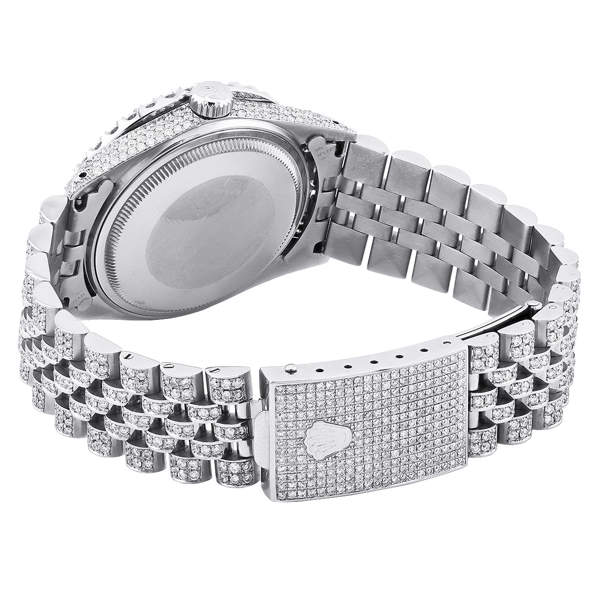 ROLLIE WATCH OUT！ Baguette Diamond Automatic Rollie Watch – ICED OUT