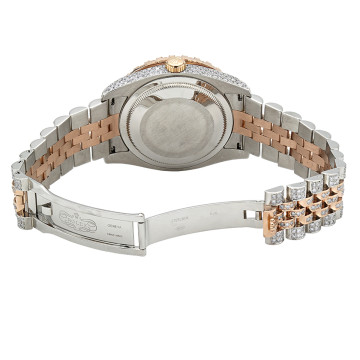 Gold/Stainless Steel Men's Rolex Watch | Oyster Perpetual Datejust | 36 mm | Jubilee Bracelet | Diamond Bezel | White Dial