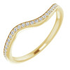 Joanna 14K Gold Lab-Grown or Natural Diamond Stackable Wedding Ring for Women 0.17ct