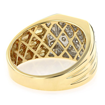 Men's Diamond Pinky Signet Ring | 14K Gold | 1ct