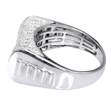 Men's Diamond Signet Pinky Ring | 10K Gold | SI | 2ct