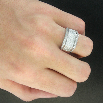 Men's Diamond Ring | 14K Gold | 2.52ct