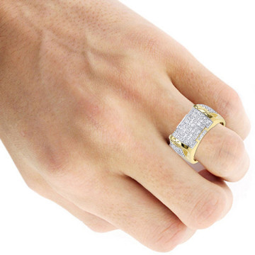 Men's Diamond Ring | 14K Gold | 3.62ct