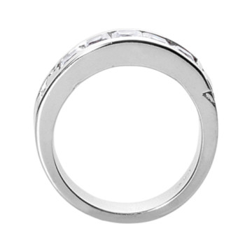 Men's Platinum Diamond Wedding Ring | Channel Set | 2ct
