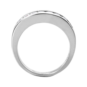 Men's Platinum Diamond Wedding Ring | Channel Set | 2ct