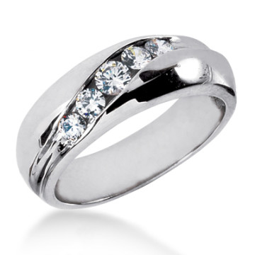 Men's Diamond Wedding Ring | Platinum | VS | 0.64ct